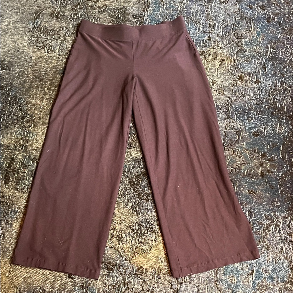 Eileen Fisher Rich Brown Fabric